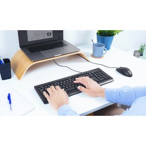 Trust - Clavier filaire grand format avec touches silencieuses et conception étanche PRIMO