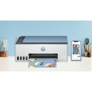 Impresora de inyección de tinta multifunción HP 585 Inalámbrico Smart Tank - Color - Azul - Copiadora/Impresora/Escáner - 