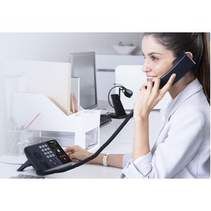 Yealink MP50 Bluetooth Standard Phone - 1 x Phone Line - Speakerphone - Hearing Aid Compatible