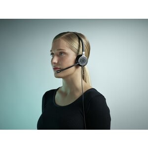 EPOS IMPACT SC 638 Headset - Mono - Easy Disconnect - Wired - On-ear - Monaural - Ear-cup - Noise Cancelling, Electret, Un