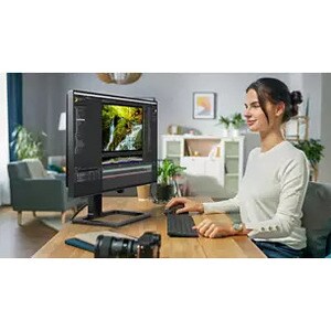 Philips 24B1U5301H 24" Class Webcam Full HD LCD Monitor - 16:9 - Textured Black - 23.8" Viewable - In-plane Switching (IPS