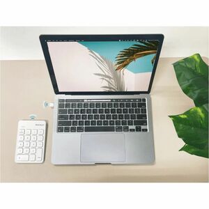 Macally keypad - Wireless Connectivity - RF - 2.40 GHz - USB Type C Interface - 18 Key(s) - MacBook, Chromebook, Computer,
