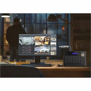 QNAP QVR Pro QVP-63B 36 Kanäle Kabel Videoüberwachungsstation - Netzwerk-Videorekorder - HDMI - Full HD Aufnahme