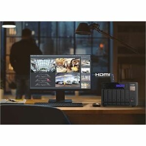 QNAP QVR Pro QVP-63B 36 Kanäle Kabel Videoüberwachungsstation - Netzwerk-Videorekorder - HDMI - Full HD Aufnahme