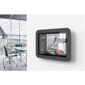 Heckler Design Wall Mount for iPad mini (6th Generation), Gang Box, Network Adapter - Black Gray - Powder Coated Steel, Po