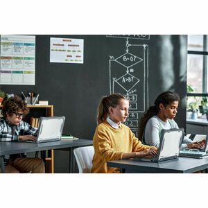 Extreme Shell-F2 Slide Case for Lenovo 500e/w G4 Chromebook 12" (Gray/Clear) - For Lenovo Chromebook - Gray, Clear - Scrat