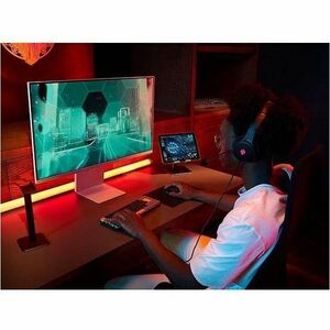 Clavier de jeu CHERRY MX-LP 2.1 - Sans fil Connectivité - USB Type A Interface - RGB LED - Français - AZERTY Disposition -