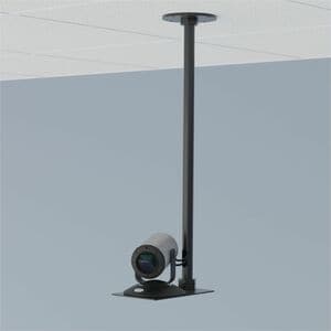 Legrand 535-2000-291 Ceiling Mount for PTZ Camera, Surveillance Camera, Video Conferencing Camera - Black - TAA Compliant 