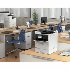 Epson WF C579R Inkjet Multifunction Printer - Monochrome - Copier/Printer/Scanner - Up to 50000 Pages Monthly - Colour Sca