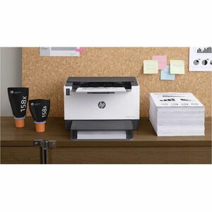 HP LaserJet 1502w Desktop Wireless Laser Printer - Monochrome - 22 ppm Mono - 600 x 600 dpi Print - Manual Duplex Print - 