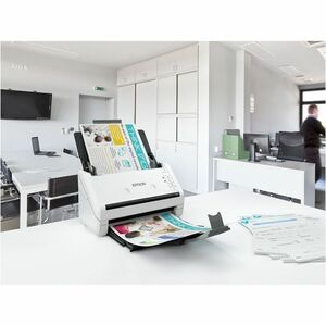 Epson WorkForce DS-530II Sheetfed Scanner - 600 dpi Optical - 10-bit Color - 35 ppm (Mono) - 35 ppm (Color) - Duplex Scann