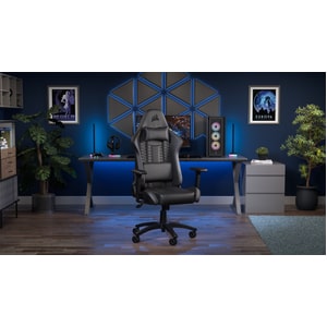 Sillón de Juego Corsair TC100 - Espuma de memoria, Acero, Nilón - Negro