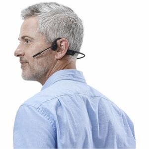 Shokz OpenComm UC Sem fios Fixo à orelha, Auscultadores com suporte para pescoço Estéreo Auscultadores - Preto - Binaural 