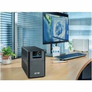 UPS line-interactive Eaton 5E2200UI - 2,20 kVA/1,20 kW - Tower - AVR - 2 Minuto Stand-by - 230 V ca Ingresso - 195 V AC, 2