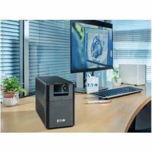 Eaton 5E1600UD Line-interactive UPS - 1.60 kVA/900 W - Tower - AVR - 2 Minute Stand-by - 230 V AC Input - 195 V AC, 230 V 