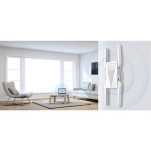 Extension pour points d'accès sans fil TP-Link RE815XE - Triples Bandes - Wi-Fi 6E - IEEE 802.11 a/b/g/n/ac/ax - 5,27 Gbit
