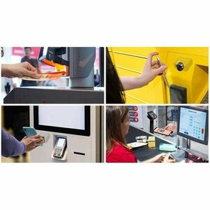 Datalogic Gryphon GFS4590 Ticketing, Varejo, Assistência médica Montagem fixa Scanner de código de barra - Cabo Conectivid