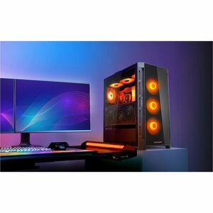 COUGAR Duoface Pro RGB CGR-5AD1B-RGB Gabinete para computadora gamer - Mini ITX, Micro ATX, ATX, SSI CEB, EATX Placa base 