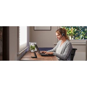 Jabra Evolve 65 Wireless Over-the-head Mono Headset - Black - Binaural - 3000 cm - Bluetooth - Noise Cancelling Microphone