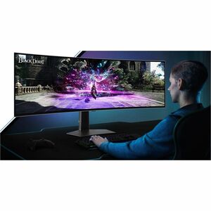Samsung Odyssey G9 S49CG934SU 49 Zoll Class Dual Quad HD (DQHD) Gekrümmter Bildschirm Gaming-OLED-Monitor - 32:9 Format - 