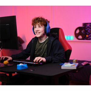 Trust Gaming Zirox 415B Kabel Auf den Ohren, Über das Ohr Stereo Gaming Headset - Blau - Binaural - Geschlossen - 20 Hz bi
