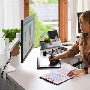 Ergotron 安装臂 用于 显示器 - 白