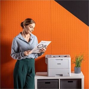 Brother HL-L6410DN - Desktop Kabellos Laserdrucker - Monochrom - 50 ppm Monodruck - 1200 x 1200 dpi Druckauflösung - Duple