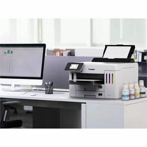 Canon MAXIFY GX5550 Desktop Wireless Inkjet Printer - Colour - 600 x 1200 dpi Print - Automatic Duplex Print - 600 Sheets 