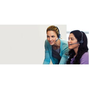 Jabra Pro 930 Wireless Over-the-head Stereo Headset - Dark Grey - Binaural - Supra-aural - 12000 cm - DECT - Noise Canceling