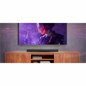 Panasonic HTB100 2.0 Bluetooth Sound Bar Speaker - 45 W RMS - Black - Wall Mountable - Tabletop - USB - HDMI