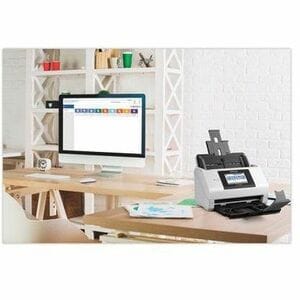 Escáner ADF Epson DS-790WN - Inalámbrico - Gran formato - 600 ppp Óptico - 32-bit Color - 24-bit Escala de grises - 45 ppm