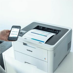 Brother EcoPro HL HL-L3220CWE Desktop Wireless LED Printer - Colour - 18 ppm Mono / 18 ppm Color - 600 x 2400 dpi Print - 