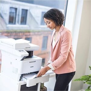 Brother MFC-L5710DW Wired & Wireless Laser Multifunction Printer - Monochrome - Copier/Fax/Printer/Scanner - 50 ppm Mono P