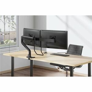 Bras support d'écran Neomounts NEXT One pour Moniteur, Affichage - Noir - Réglable en hauteur - 2 Écran(s) supportés - 43,