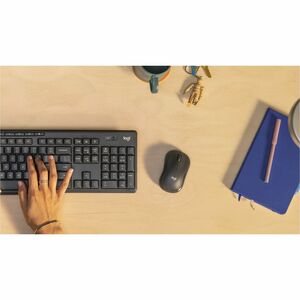 Logitech M240 Maus - Bluetooth - USB Typ-A - Optisch - 3 Taste(n) - Graphit - Kabellos - 2,40 GHz - 4000 dpi Auflösung - S