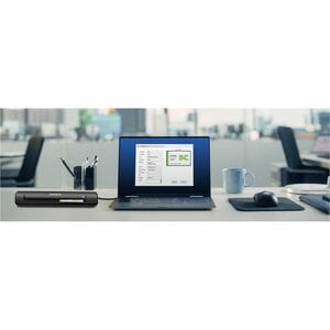 Ambir TravelScan Pro Go Scanner, Software and Case Bundle - Ambir TravelScan Pro Go bundle Portable USB Powered Document, 