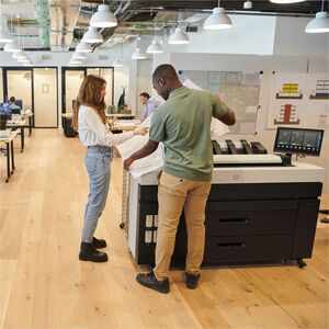 HP DesignJet XL 3800 Inkjet Large Format Printer - Includes Scanner, Copier, Printer - 2400 x 1200 dpi - USB - Ethernet - 