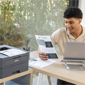 Brother HL HL-L2445DW Desktop Wired/Wireless Laser Printer - Monochrome - 32 ppm Mono - 1200 x 1200 dpi Print - Automatic 