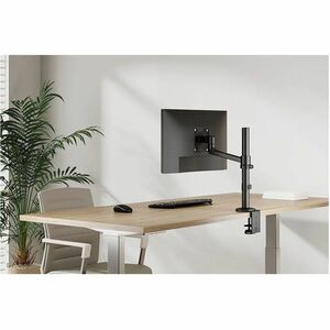 Neomounts Mounting Arm for Monitor, Display Screen, LCD Display - Black - Height Adjustable - 1 Display(s) Supported - 43.