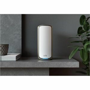 Range extender wireless Netgear Orbi RBE970 - Quadriband - Wi-Fi 7 - IEEE 802.11be - 27 Gbit/s - 2,40 GHz, 5 GHz, 6 GHz - 