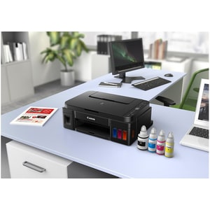 Impresora de inyección de tinta multifunción Canon PIXMA G3110 Inalámbrico - Color - Copiadora/Impresora/Escáner - 4800 x 