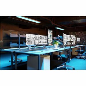 Vogel's MOMO Klemmhalterung für Monitor, Montagearm - Weiß - Höhenverstellbar