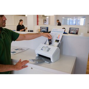 Escáner de superficie plana Brother ADS-4900W - Inalámbrico - 600 x 600 ppp Óptico - 48 bits Color - 60 ppm (Mono) - 60 pp