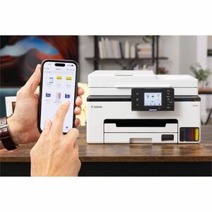Canon MAXIFY GX2020 Wired & Wireless MegaTank Inkjet Multifunction Printer - Color - Copier/Fax/Printer/Scanner - 600 x 12
