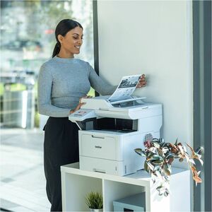 Brother DCP-L5510DW Wired & Wireless Laser Multifunction Printer - Monochrome - Copier/Printer/Scanner - 50 ppm Mono Print