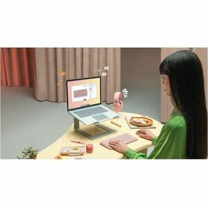 TECLADO SEM FIO BT LOGITECH PEBBLE KEYS 2 K380S ROSA B