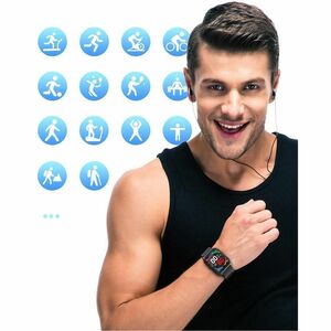 MaxCom FW36 AURUM Smartwatch - 44,60 mm Case Height - 35 mm Case Width - Nero Body Color - Pedometro, Monitor battito card