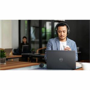 Dell WL3024 Kabellos Auf den Ohren, Kopfbügel Stereo Headset - Schwarz - Microsoft-Teams-Zertifizierung - Siri, Google Ass