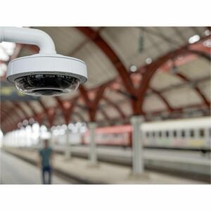 AXIS Panoramic P3737-PLE 5 Megapixel 2K Netzwerkkamera - Farbe - Weiß - TAA-konform - Zipstream, Motion-JPEG, H.264B (MPEG