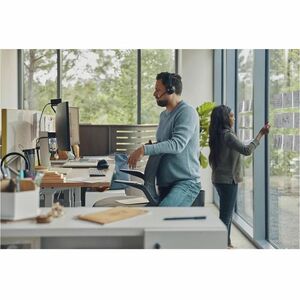 Cuffie Plantronics Savi 7400 Office 7410 Office Wireless Over-the-head Mono - Microsoft Teams Certification - Monoaurale -